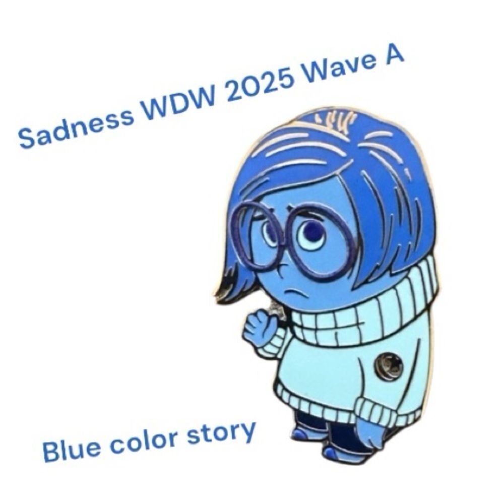 Sadness WDW Hidden Disney Series 2025 Wave A: Blue Color Story authentic